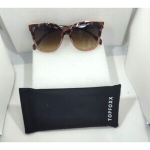 TOPFOXX Tortise Shell Women CoCo Cat Eye Gradient Sunglasses with case 50-13-139